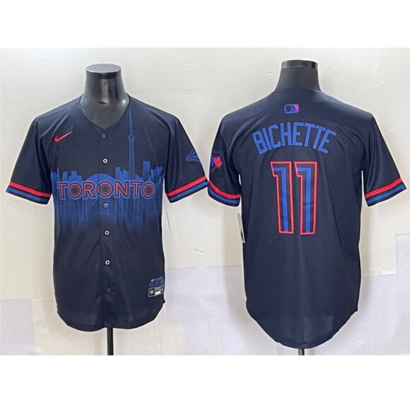 Mens Youths Kids Womens Bo Bichette Black Stitched Jersey